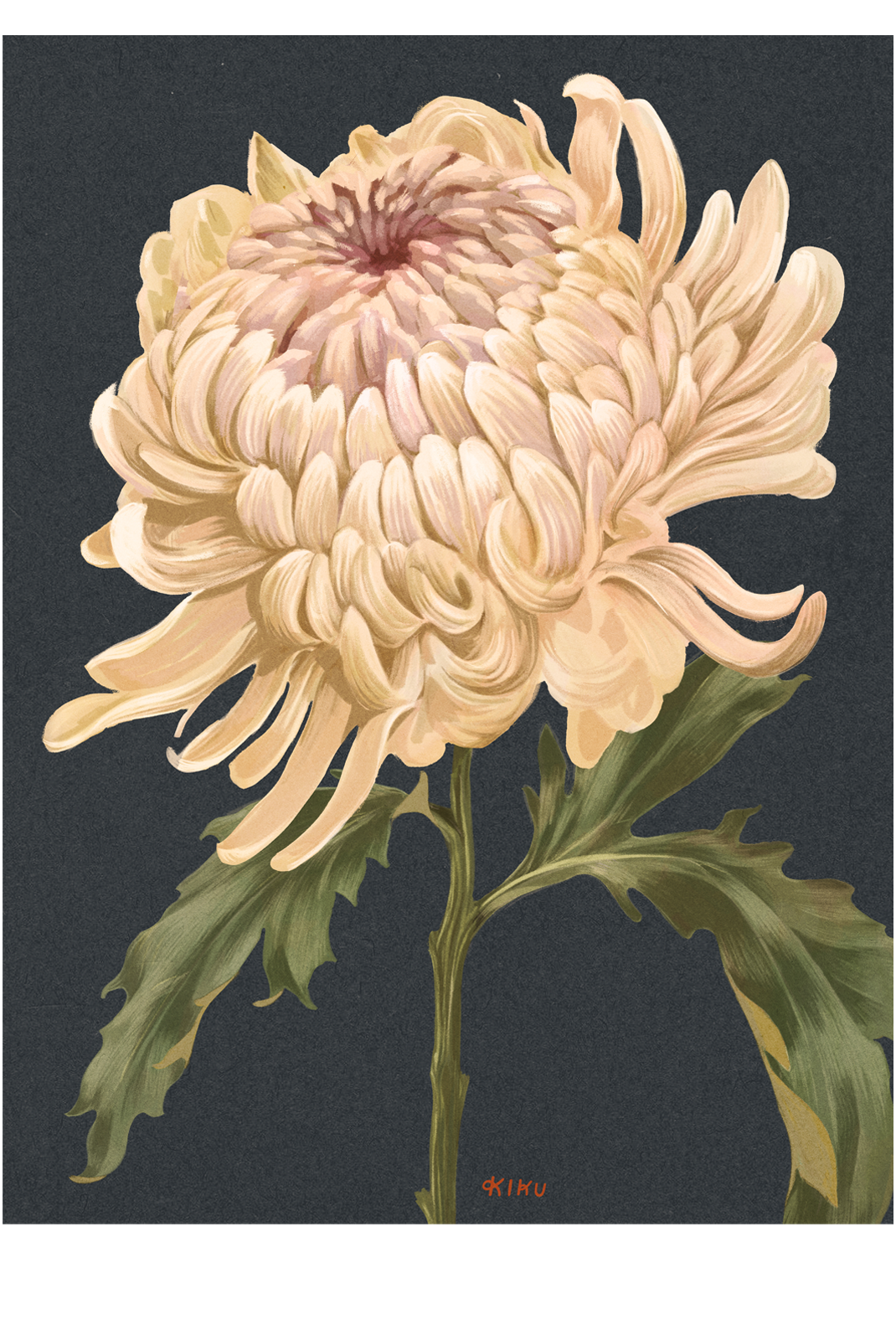 KIKU 18"x24" Fine Art Print