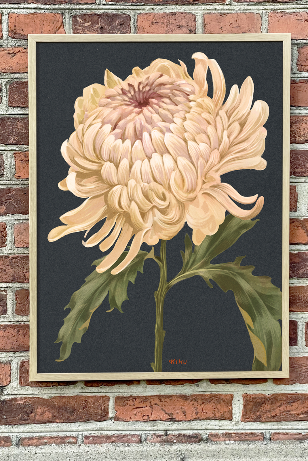 KIKU 18"x24" Fine Art Print