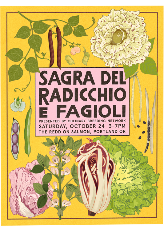 SAGRA DEL RADICCHIO E FAGIOLI 18"x24" Fine Art Print